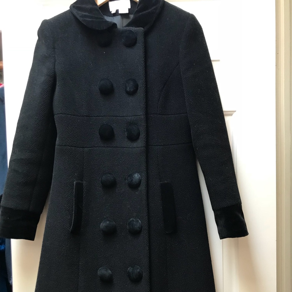 Sara Berman long black coat